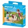 Playmobil - Set 2 figurine Femeie fermier cu copil si vitel Playmobil - 3